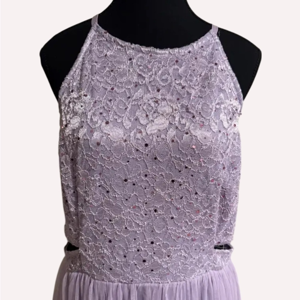 Purple Halter Sundress - Picture 3 of 4